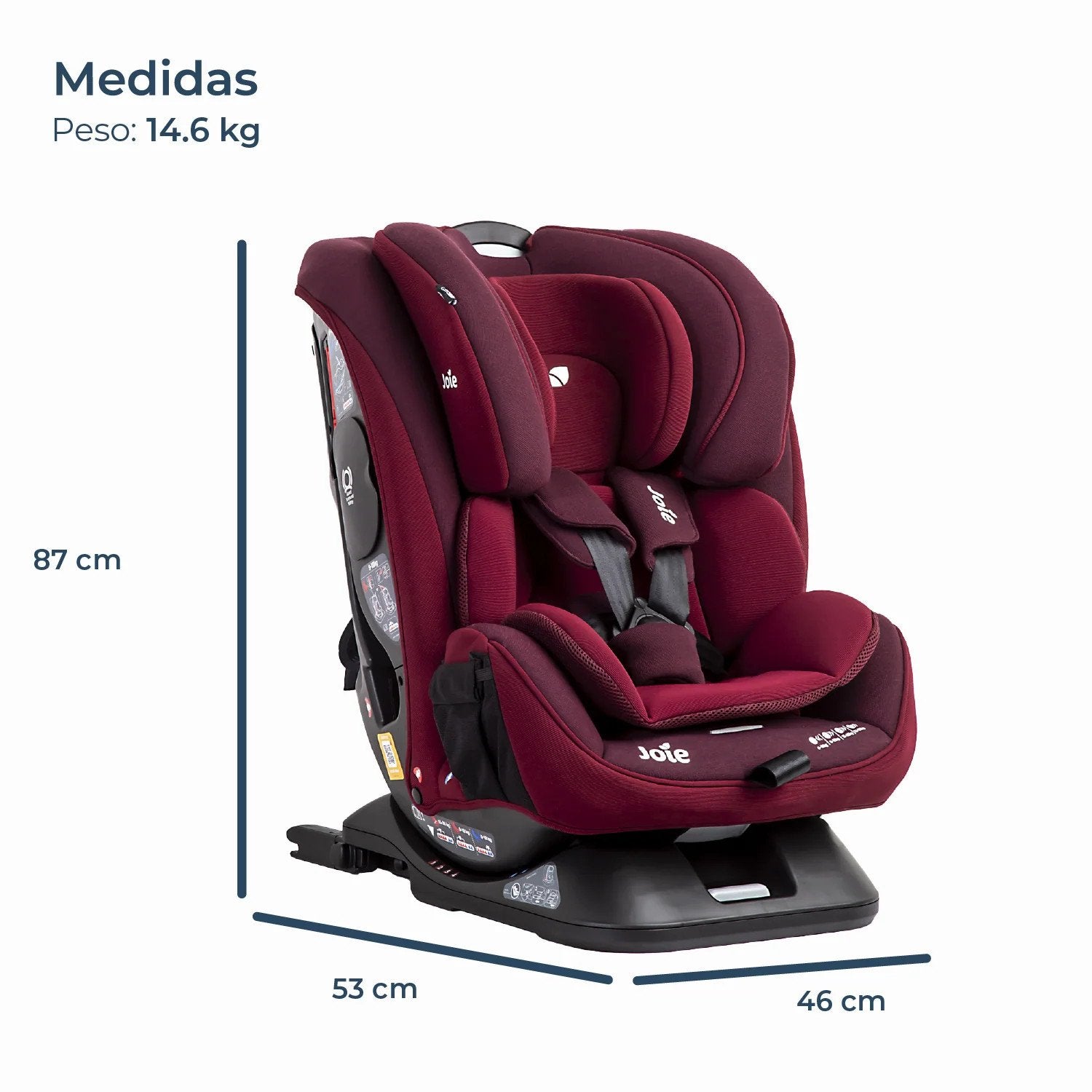 Silla De Auto Convertible Every Stage Fx Roja Joie