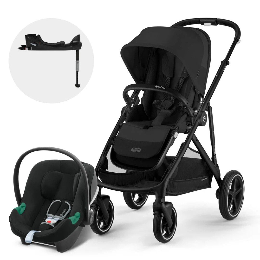 Coche Travel System Gazelle S Moon Black + Aton B2 + Base