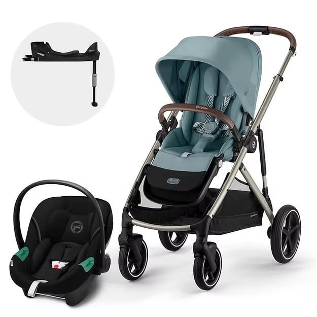 Coche Travel System Gazelle S Stormy Blue + Aton S2 + Base