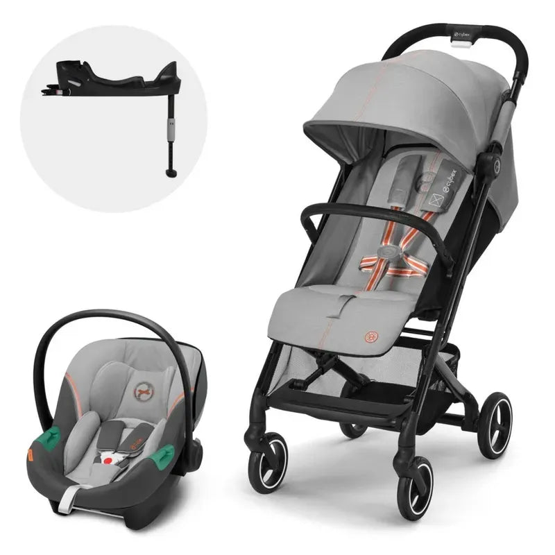 Coche Travel System Beezy Grey (one Box) + Aton S2 + Base
