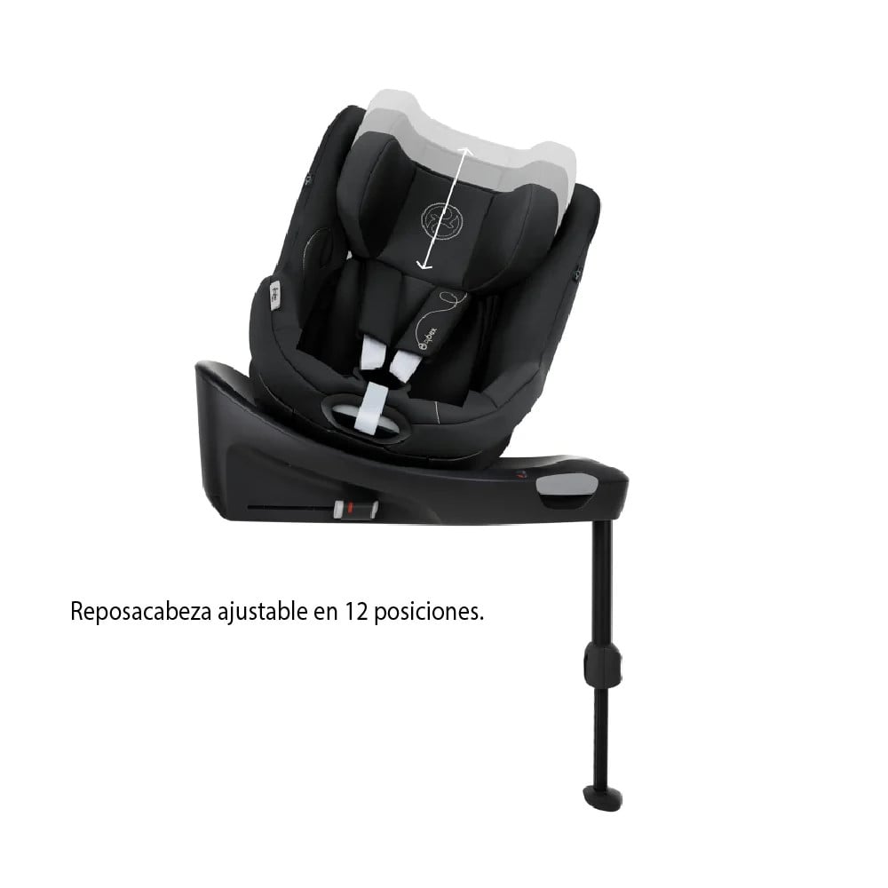 Silla de Auto Convertible 360 Sirona Gi I-size Magic Black