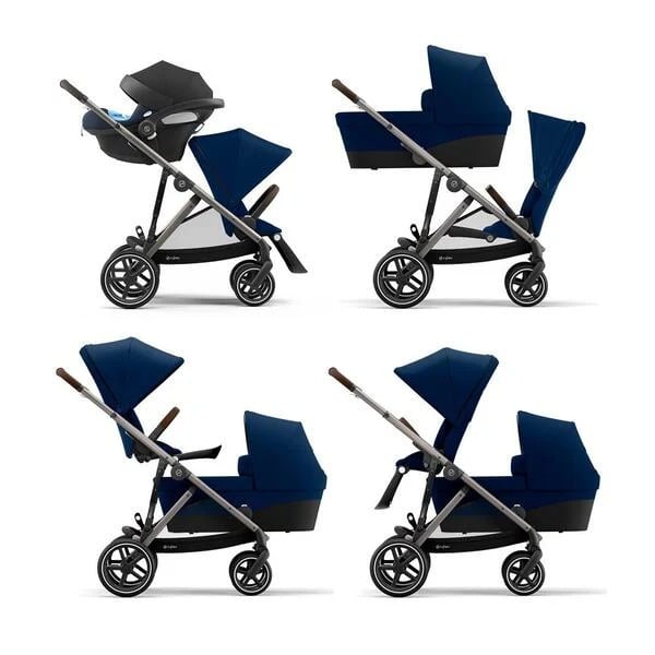 Coche Travel System Gazelle S Moon Black + Aton G + Base G