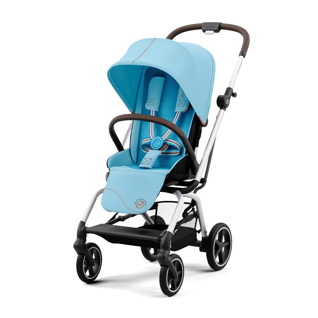 Coche Paseo Eezy S Twist Plus 2 Beach Blue Turquesa