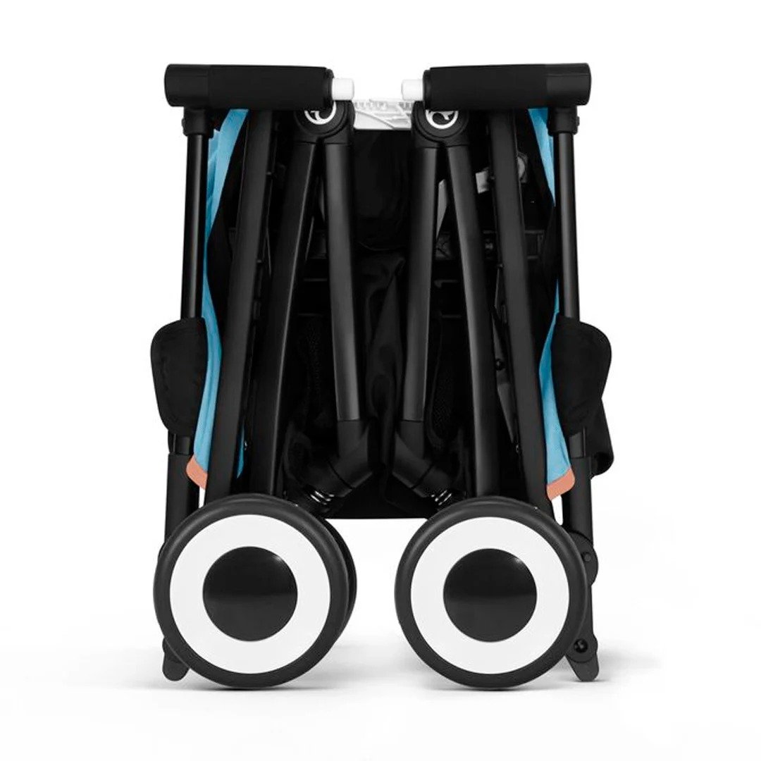 Coche Travel System Libelle Black Beach Blue + Aton S2 + Base