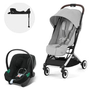 Coche Travel System Orfeo Silver Fog Grey + Aton B2 + Base
