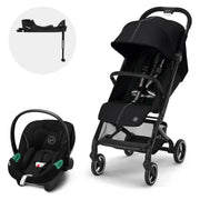Coche Travel System Beezy Magic Black + Aton S2 + Base