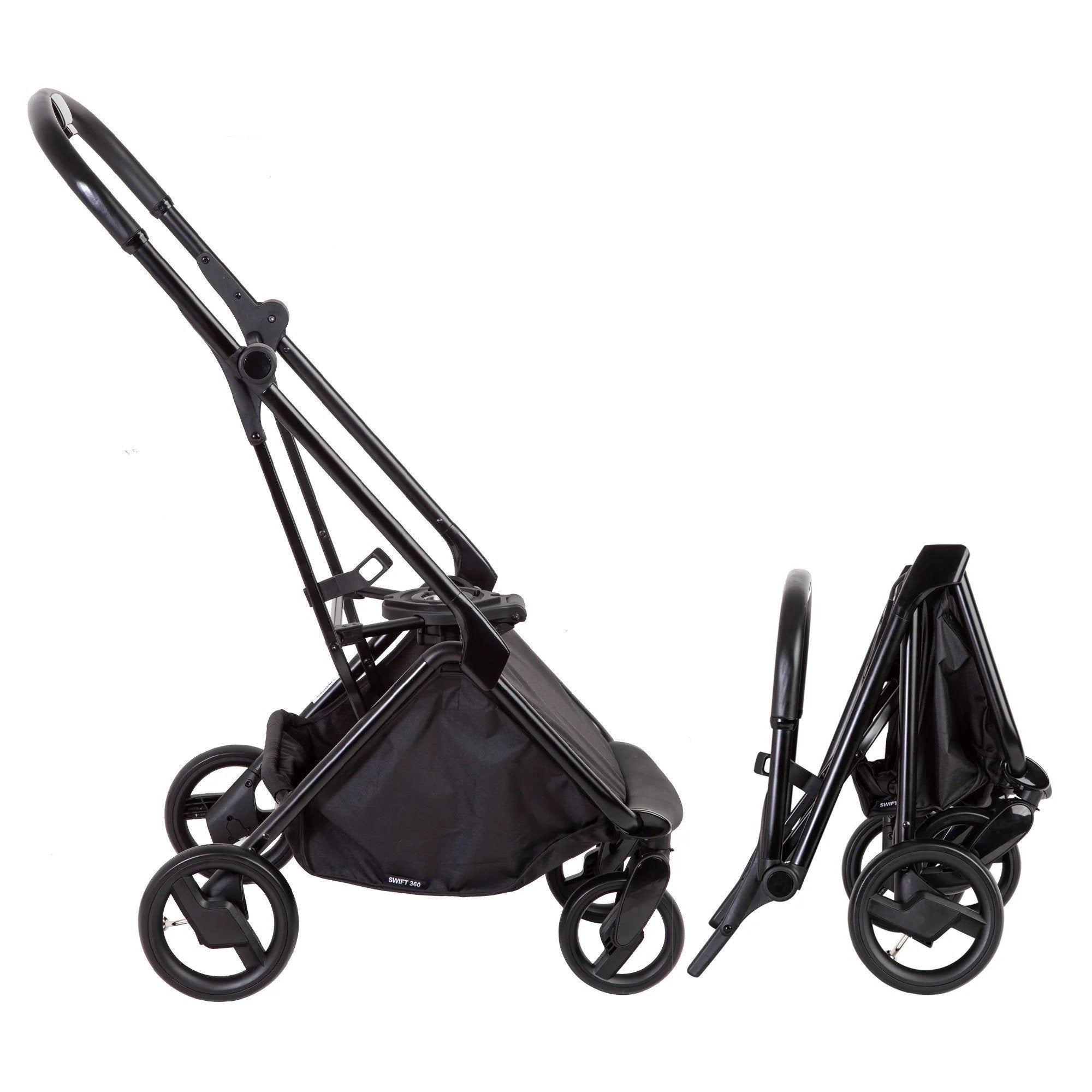 Coche Cuna Travel System Swift 360 Negro