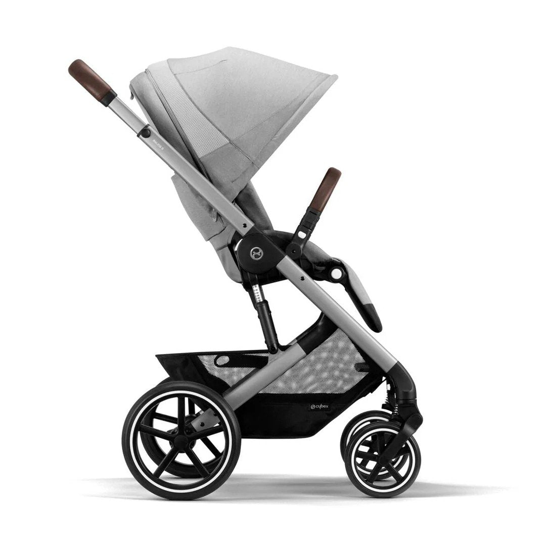 Coche Travel System Balios S Lux 3.0 Silver Lava Grey + Aton S2 + Base
