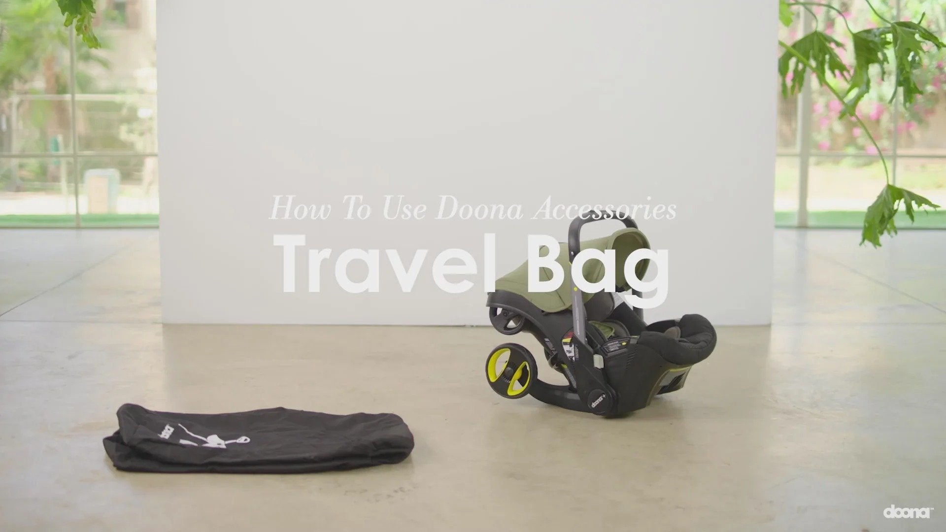 Bolso De Viaje Negro Doona