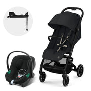 Coche Travel System Libelle Magic Black + Aton B2 + Base