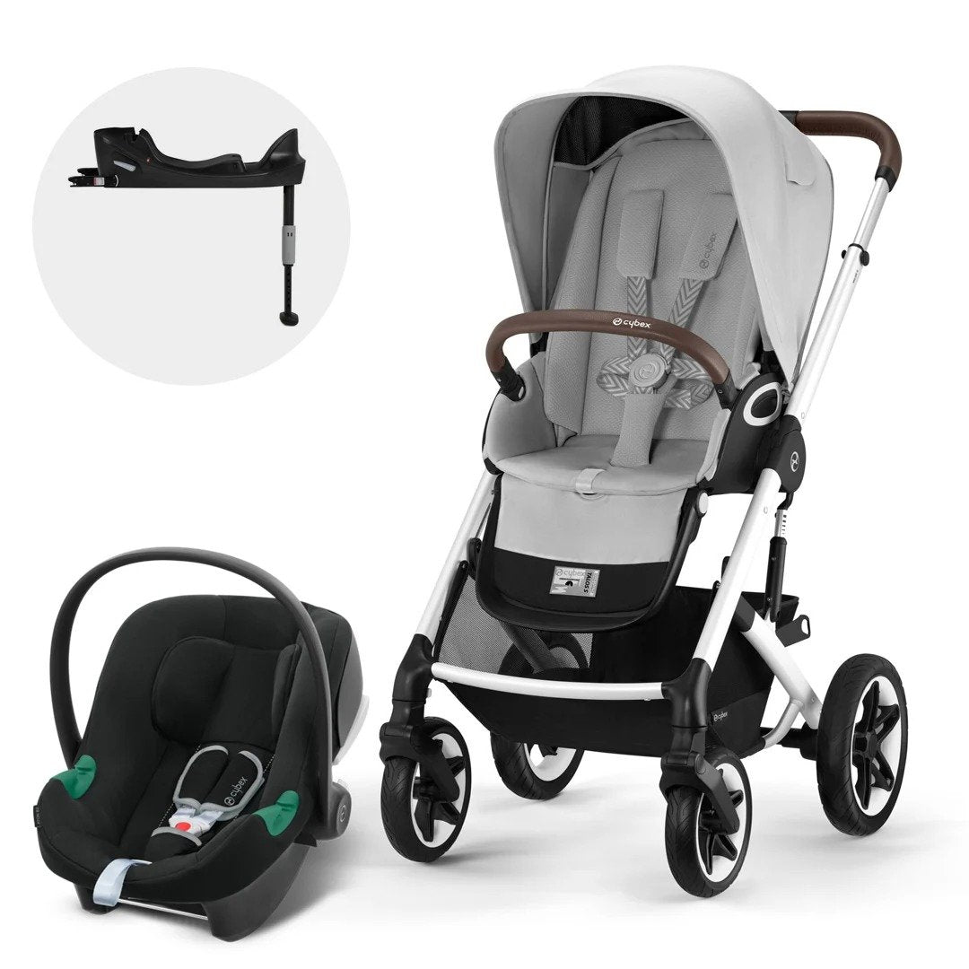 Coche Travel System Talos S Lux 2.0 Silver Lava Grey + Aton B2 + Base