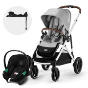 Coche Travel System Talos S Lux 2.0 Silver Lava Grey + Aton S2 + Base