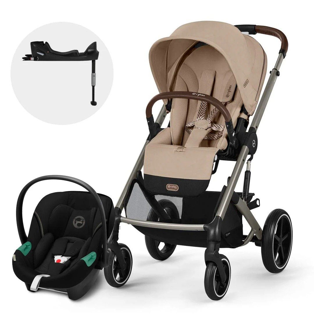 Coche Travel System Balios S Lux 3.0 Almond Beige + Aton S2 + Base