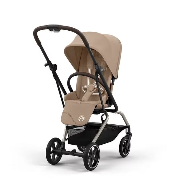 Coche Travel System Eezy Twist Plus Almond Beige + Aton S2 + Base