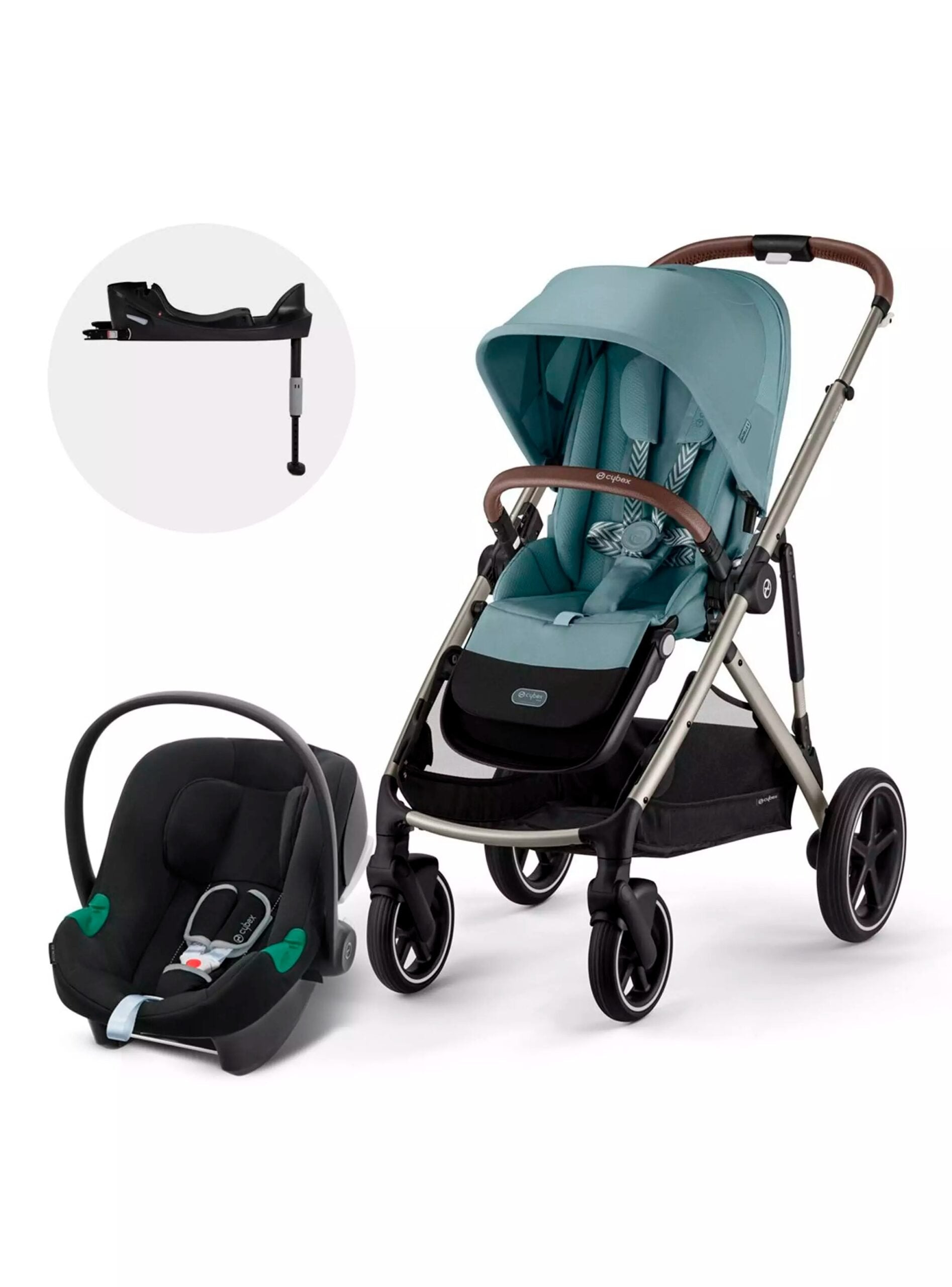Coche Travel System Gazelle S Stormy Blue + Aton B2 + Base