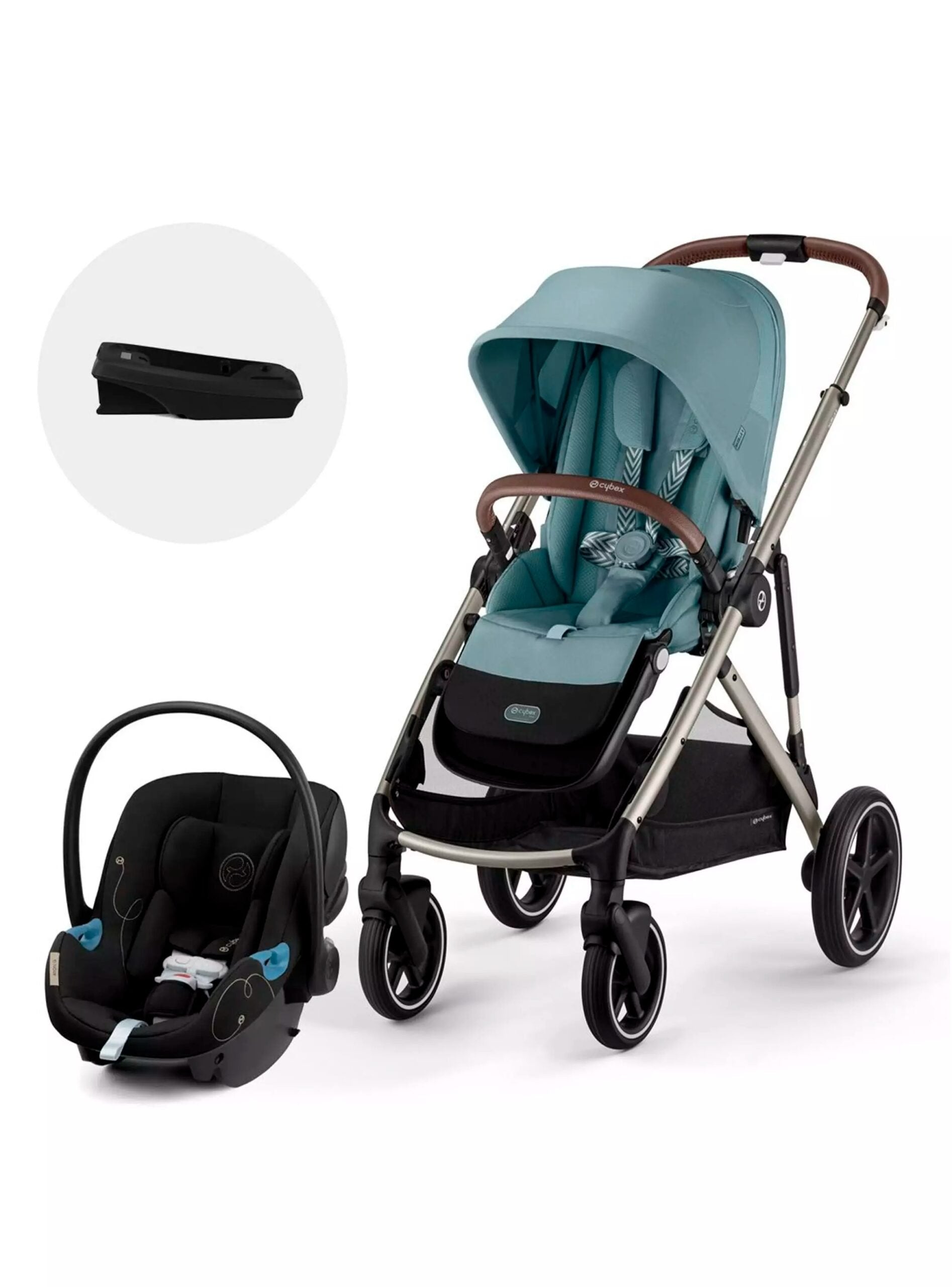 Travel System Gazelle S Stormy Blue + Aton G + Base G
