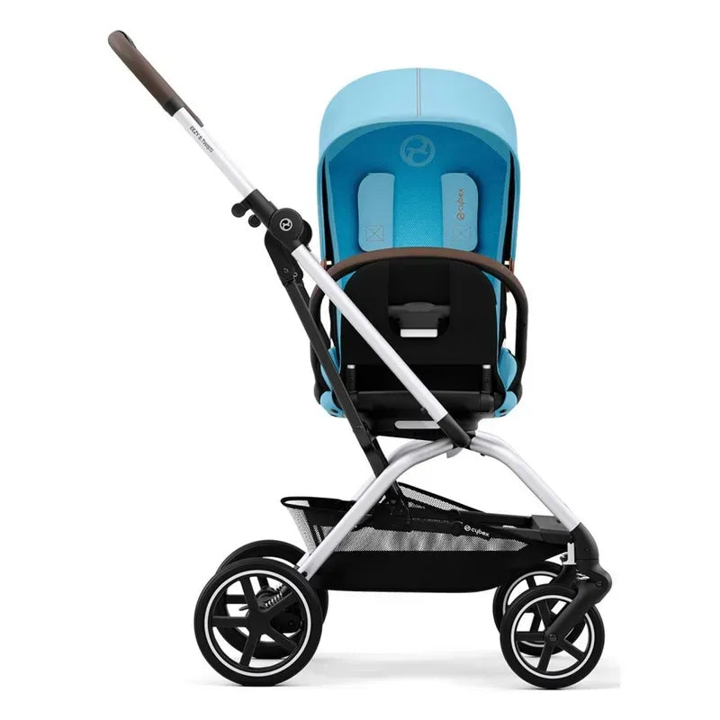 Travel System Eezy S Twist Plus Silver Beach Blue + Aton G + Base G
