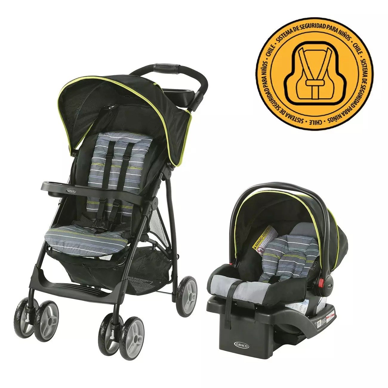 Coche Travel System Lite Rider Xander Graco