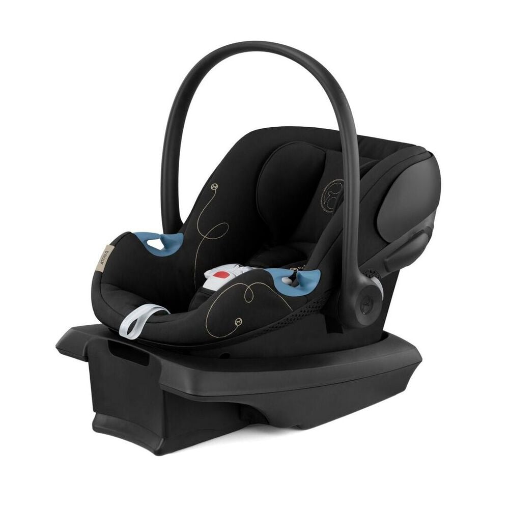 Coche Travel System Libelle Black Beach Blue + Aton G + Base G