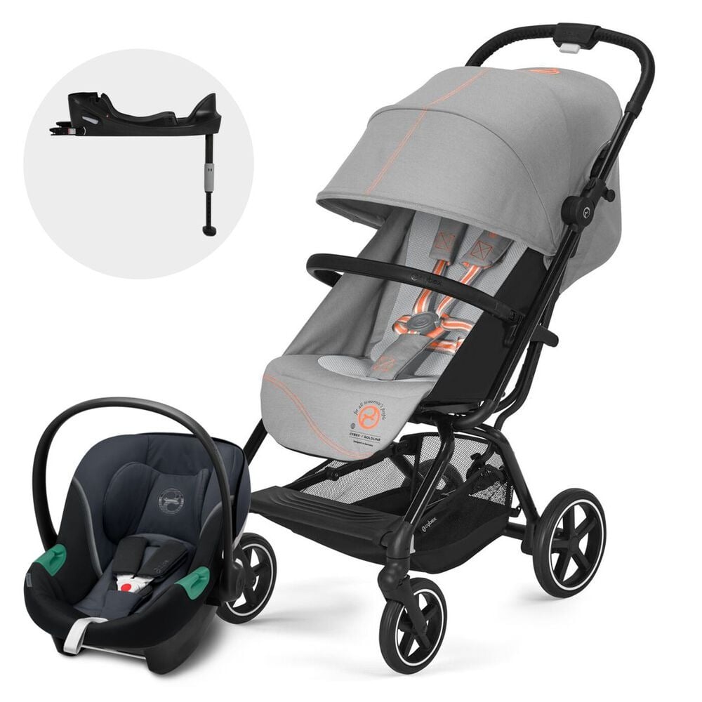 Coche Travel System Eezy S Plus Black Lava Grey + Aton S2 + Base