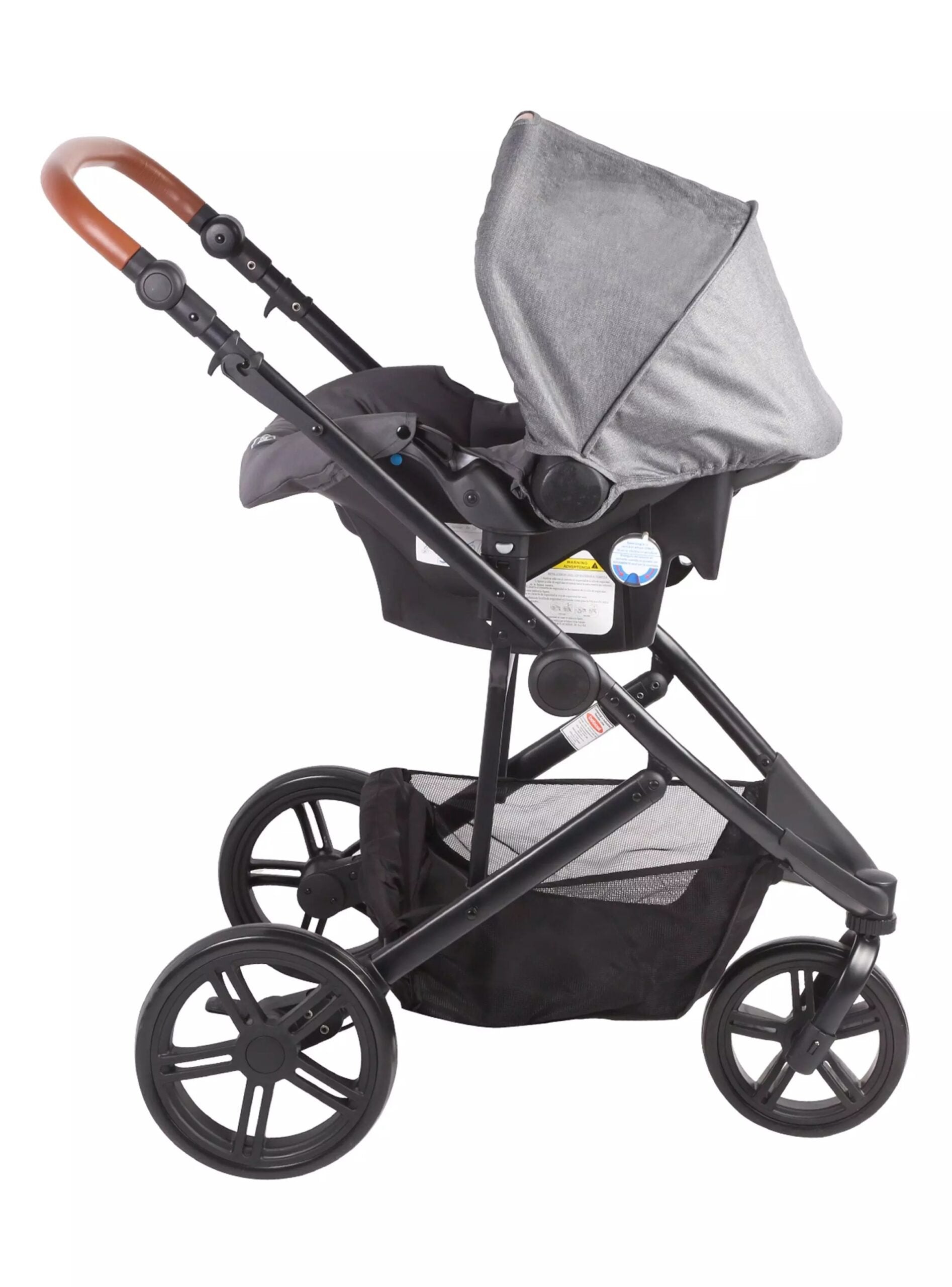 Coche Cuna Travel System Trek Gris Bebesit