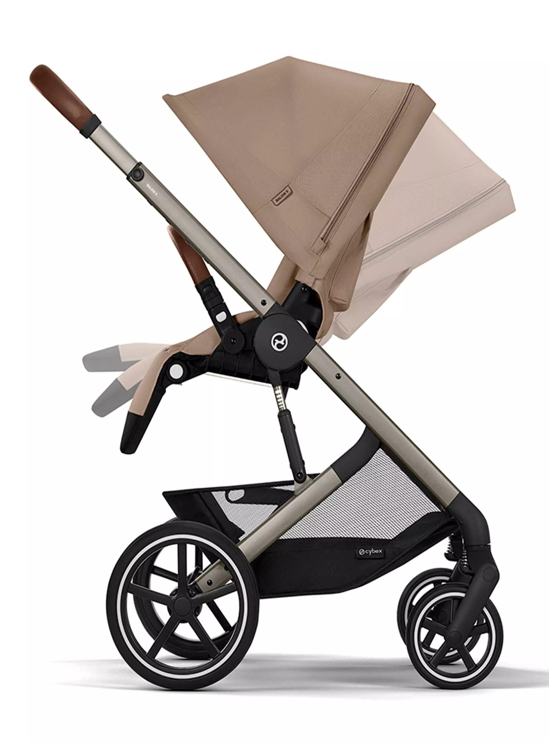 Coche Travel System Balios S Lux 3.0 Almond Beige + Aton G + Base G