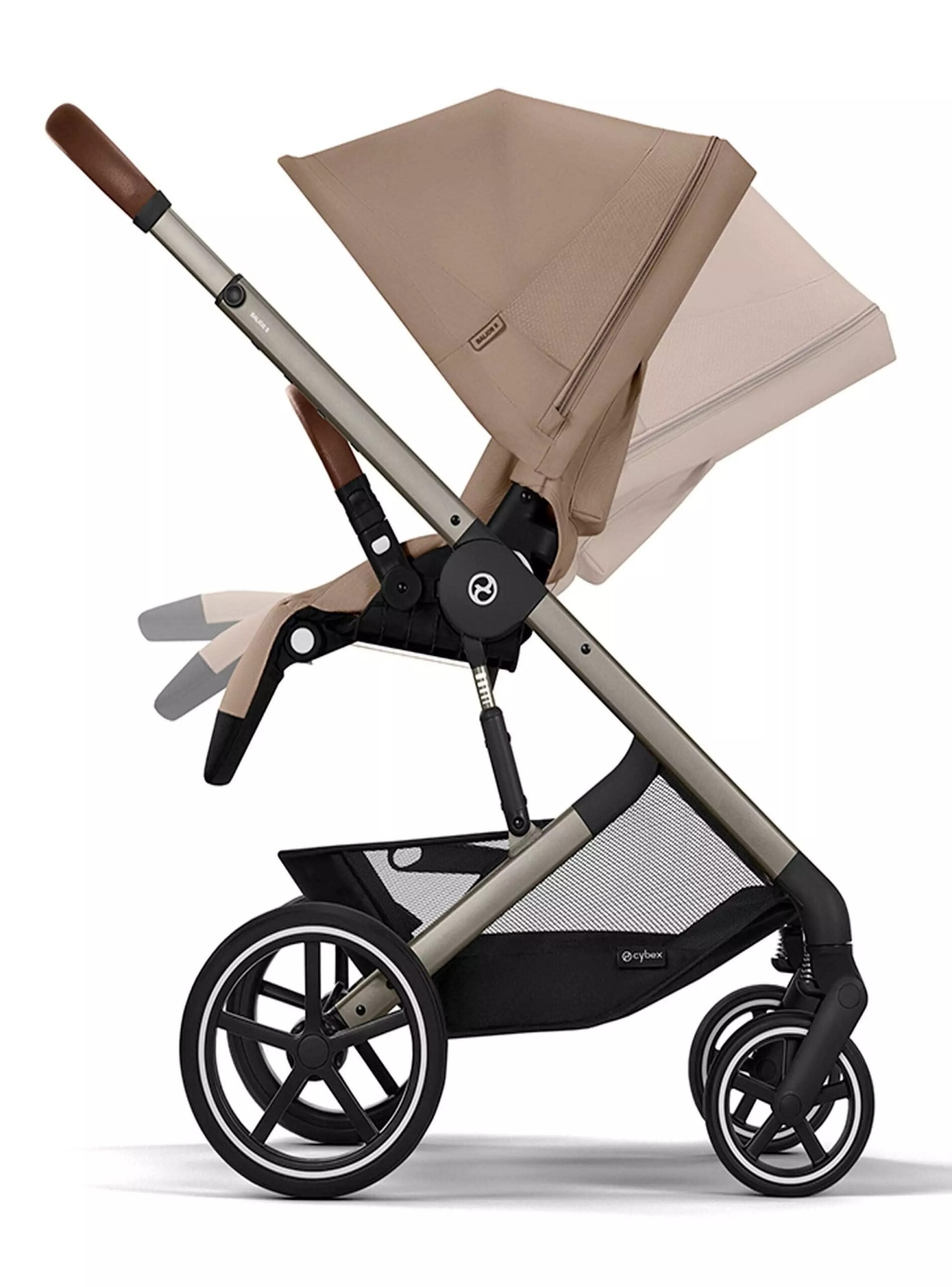 Coche Travel System Balios S Lux 3.0 Almond Beige + Aton B2 + Base