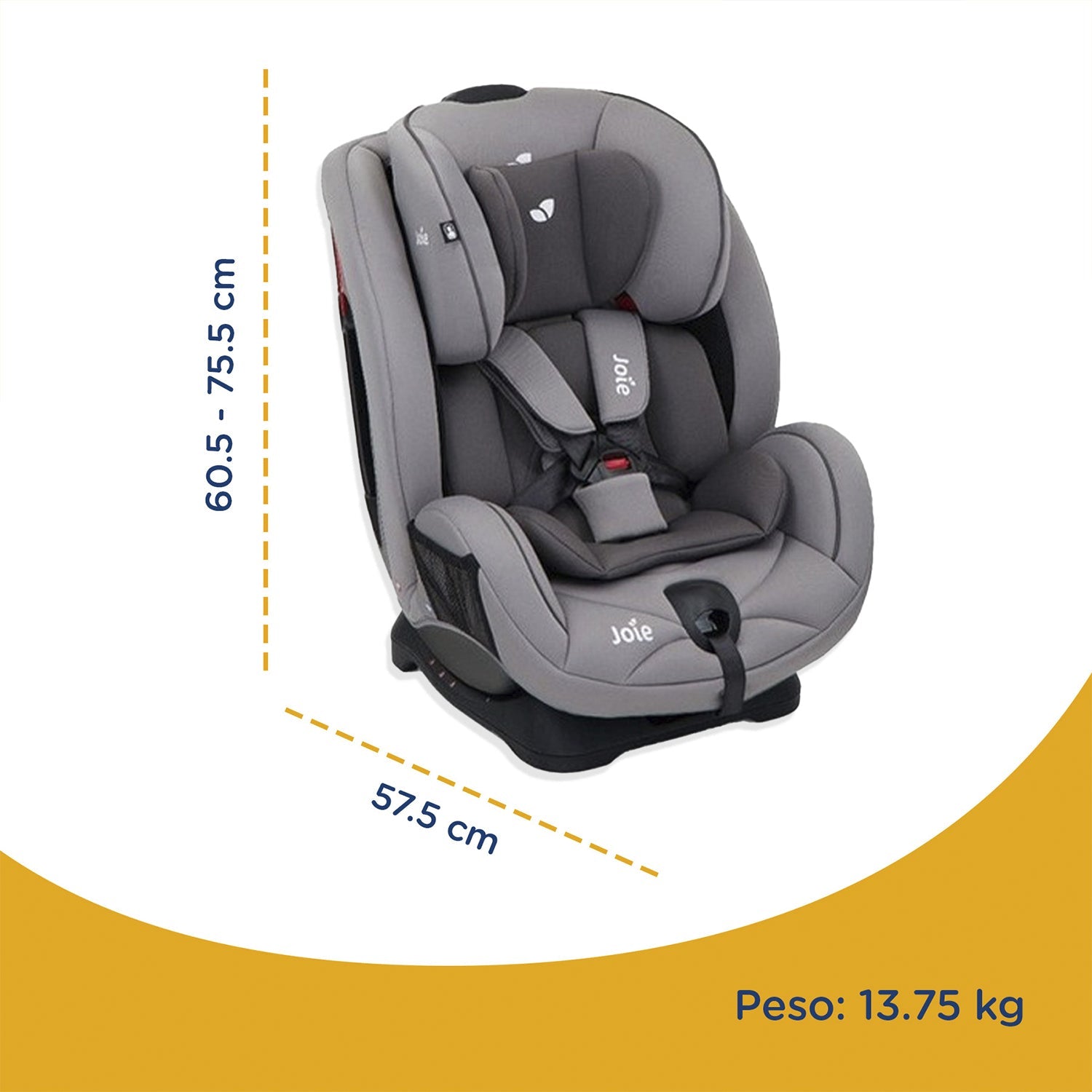 Silla De Auto Convertible Stages Gray Joie