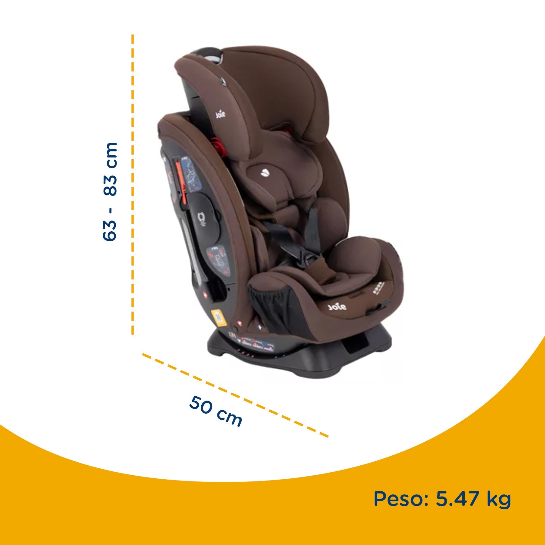 Silla De Auto Convertible Stages Brown Joie