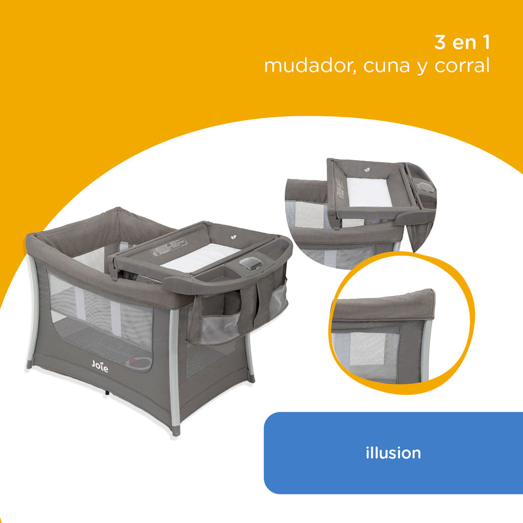 Cuna Pack and Play Illusion Nickle Joie