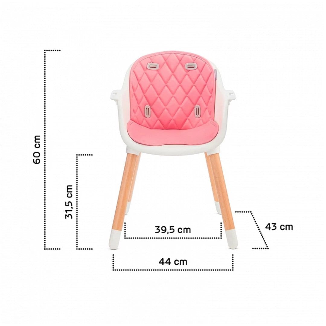 Silla de comer Sienna Pink