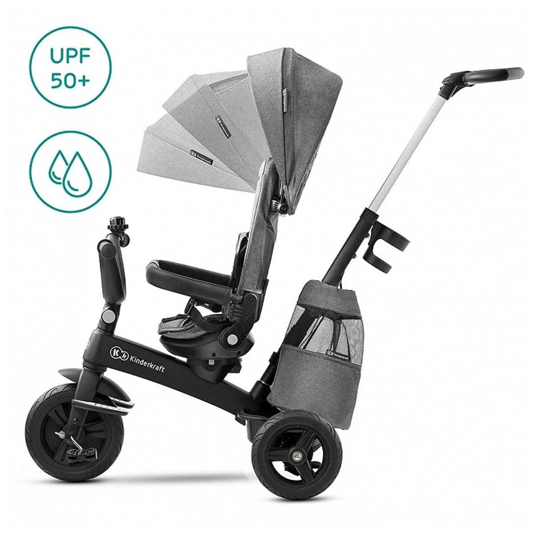 Triciclo 5 en 1 EasyTwist 360 Platinum Grey