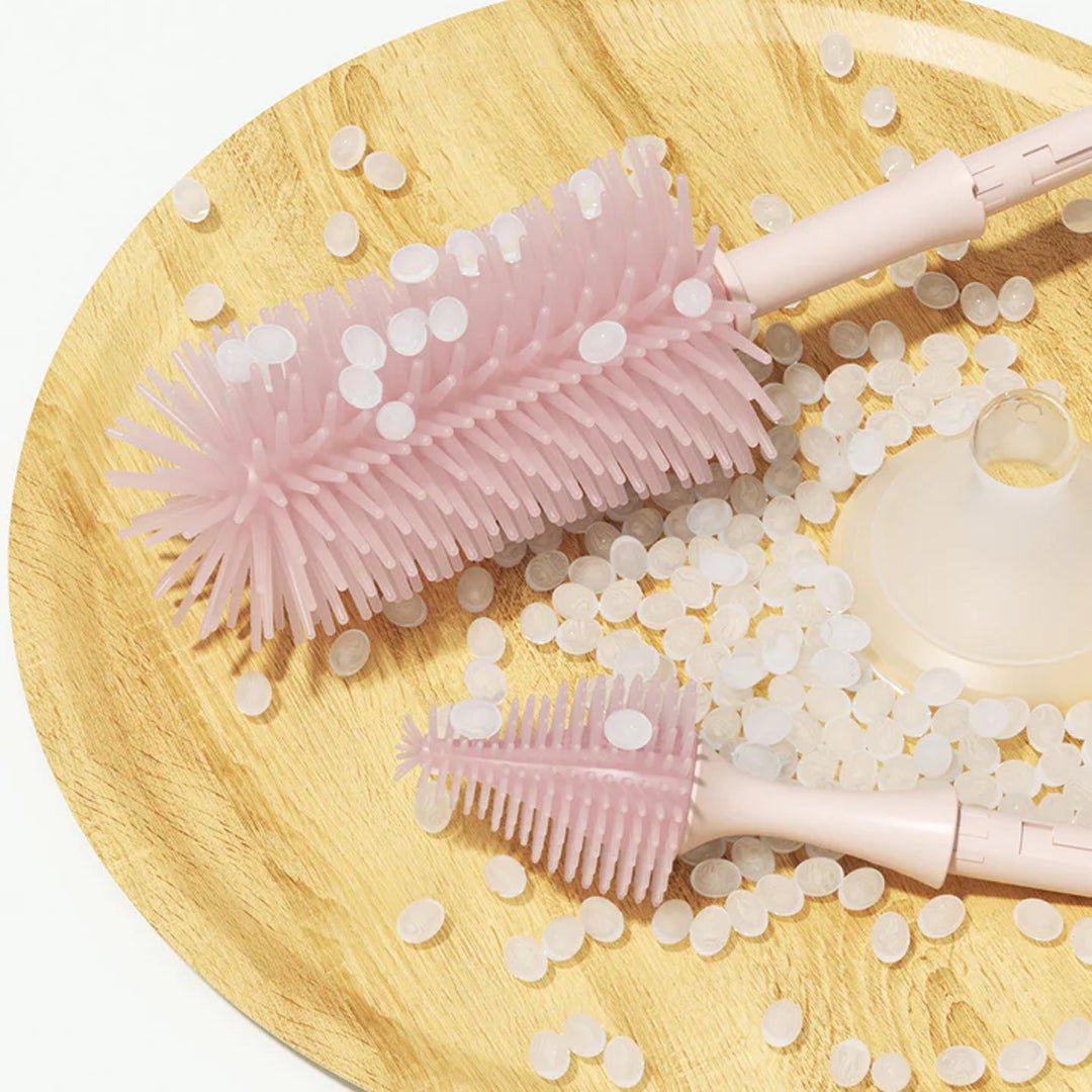 Kit de Cepillos para Mamaderas Rosado