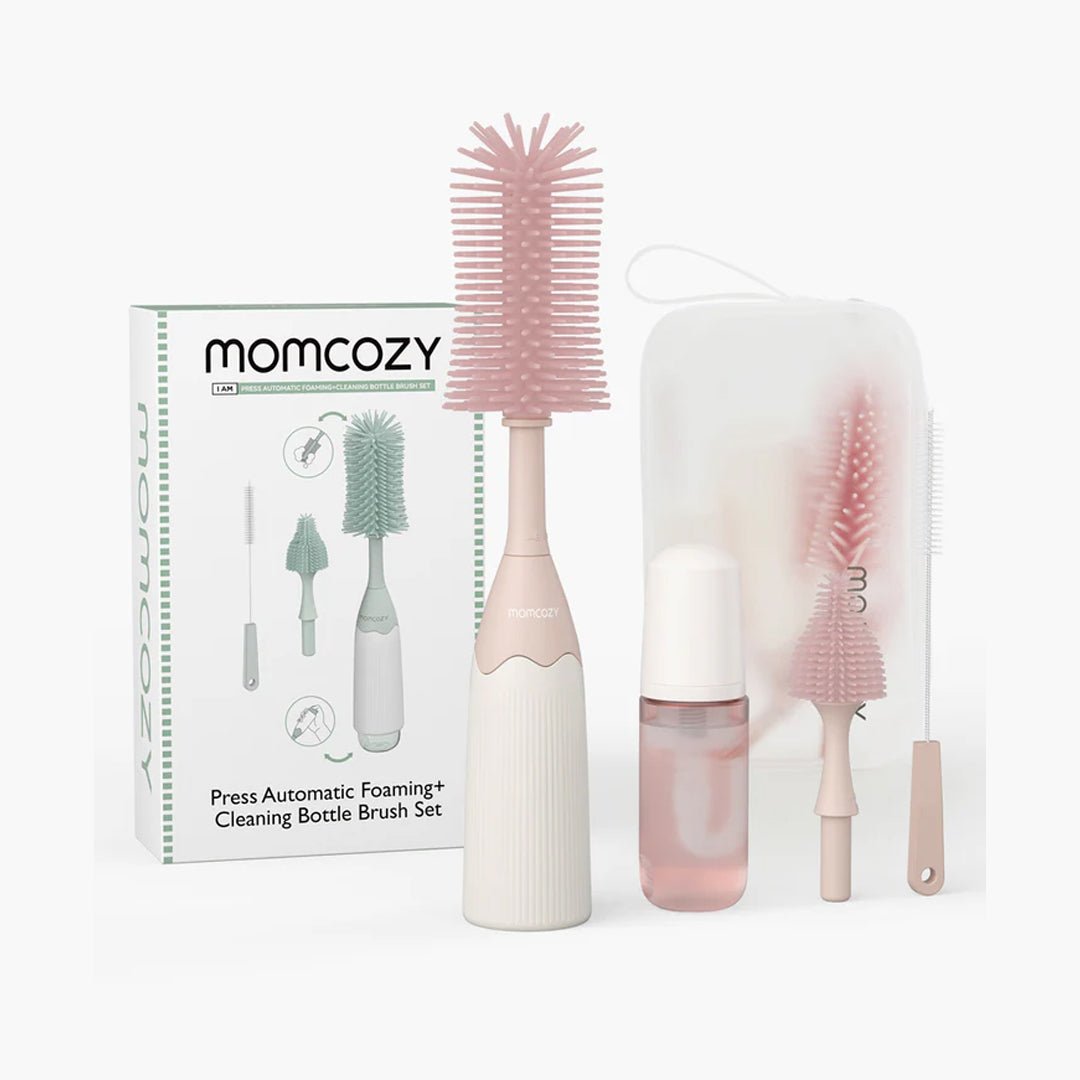 Kit de Cepillos para Mamaderas Rosado