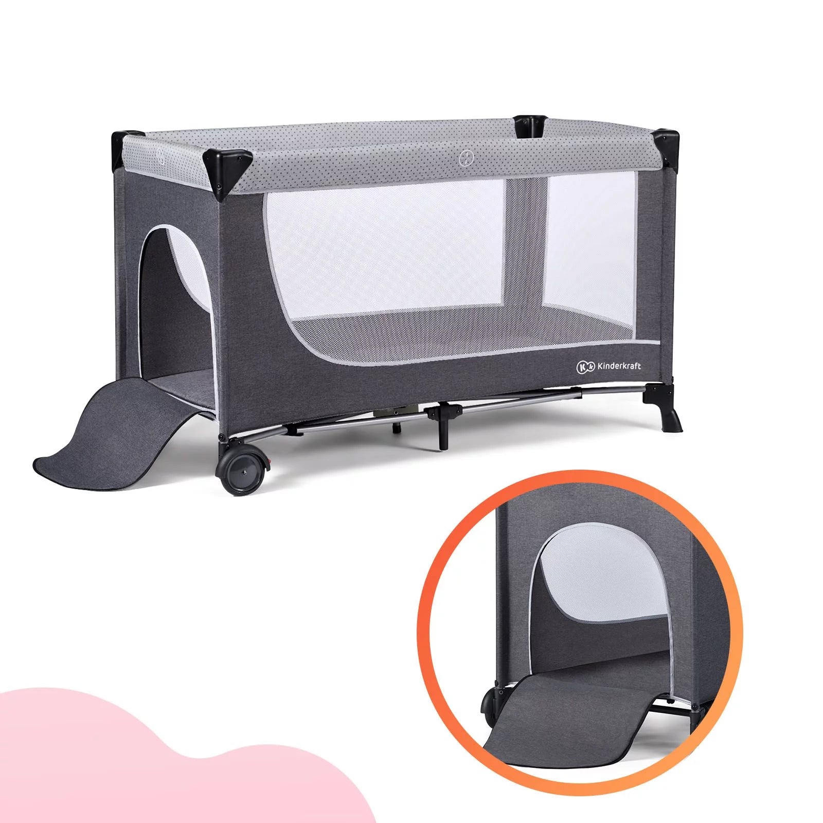 Cuna de Viaje Pack&Play Leody Gris