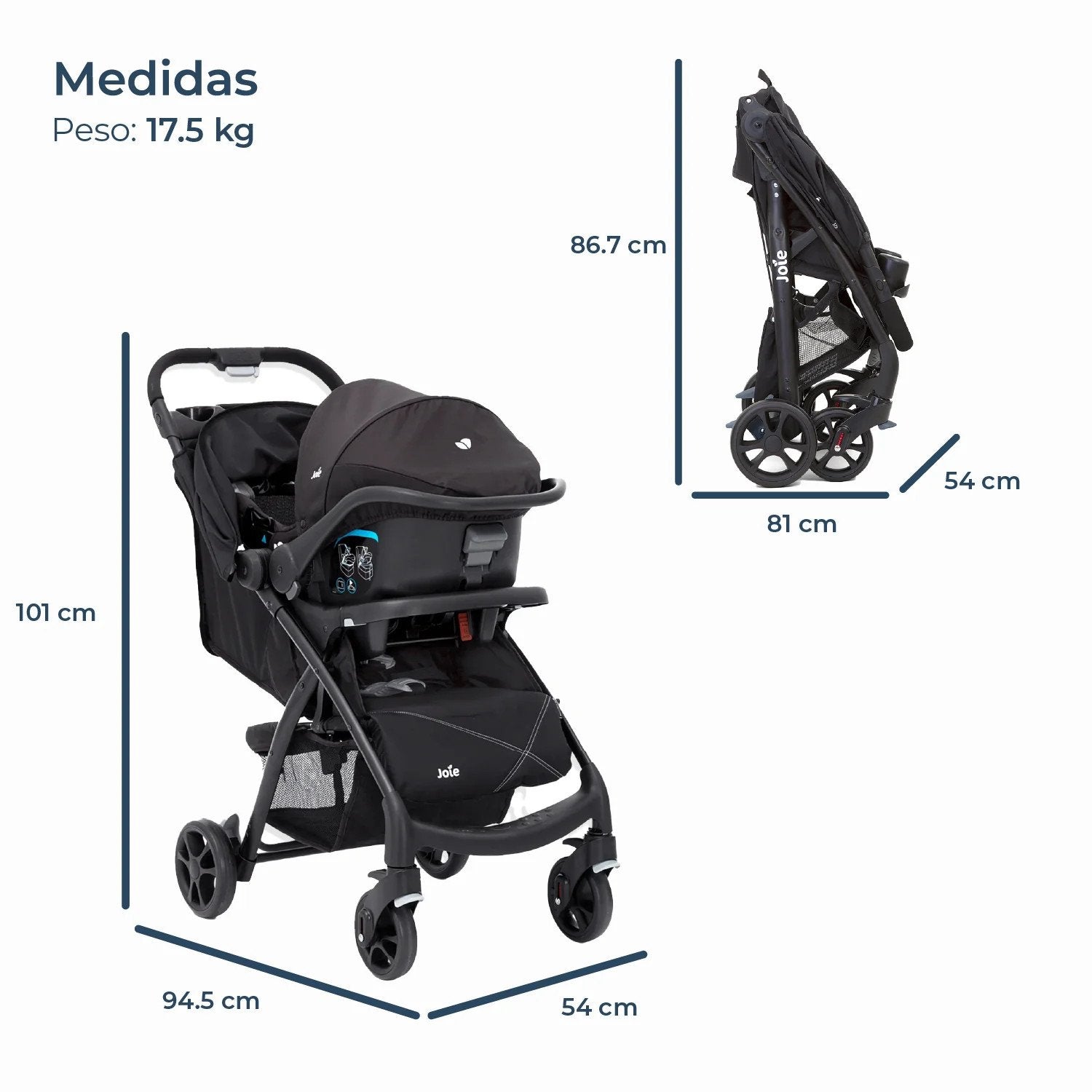 Coche De Paseo Muze Lx Coal Joie