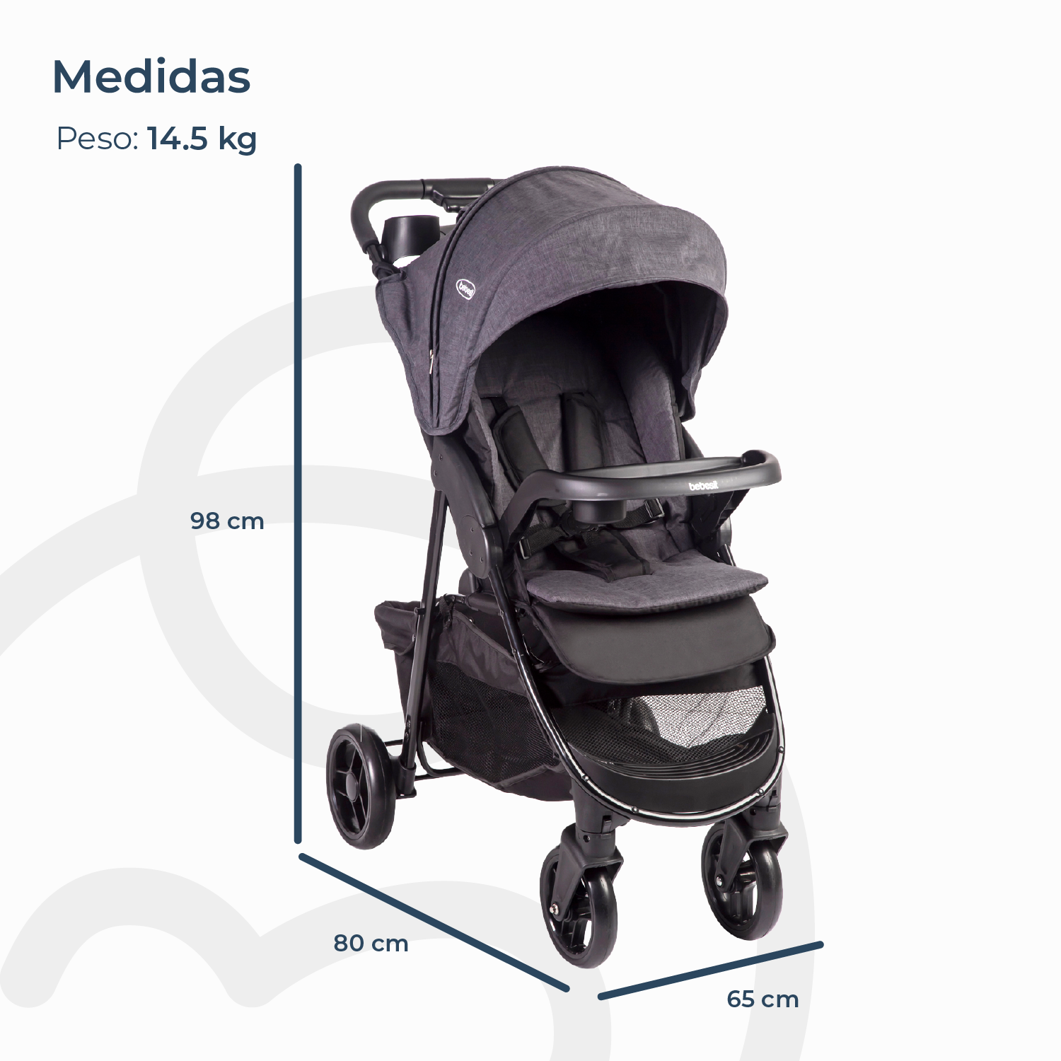 Coche Travel Sienna Gris