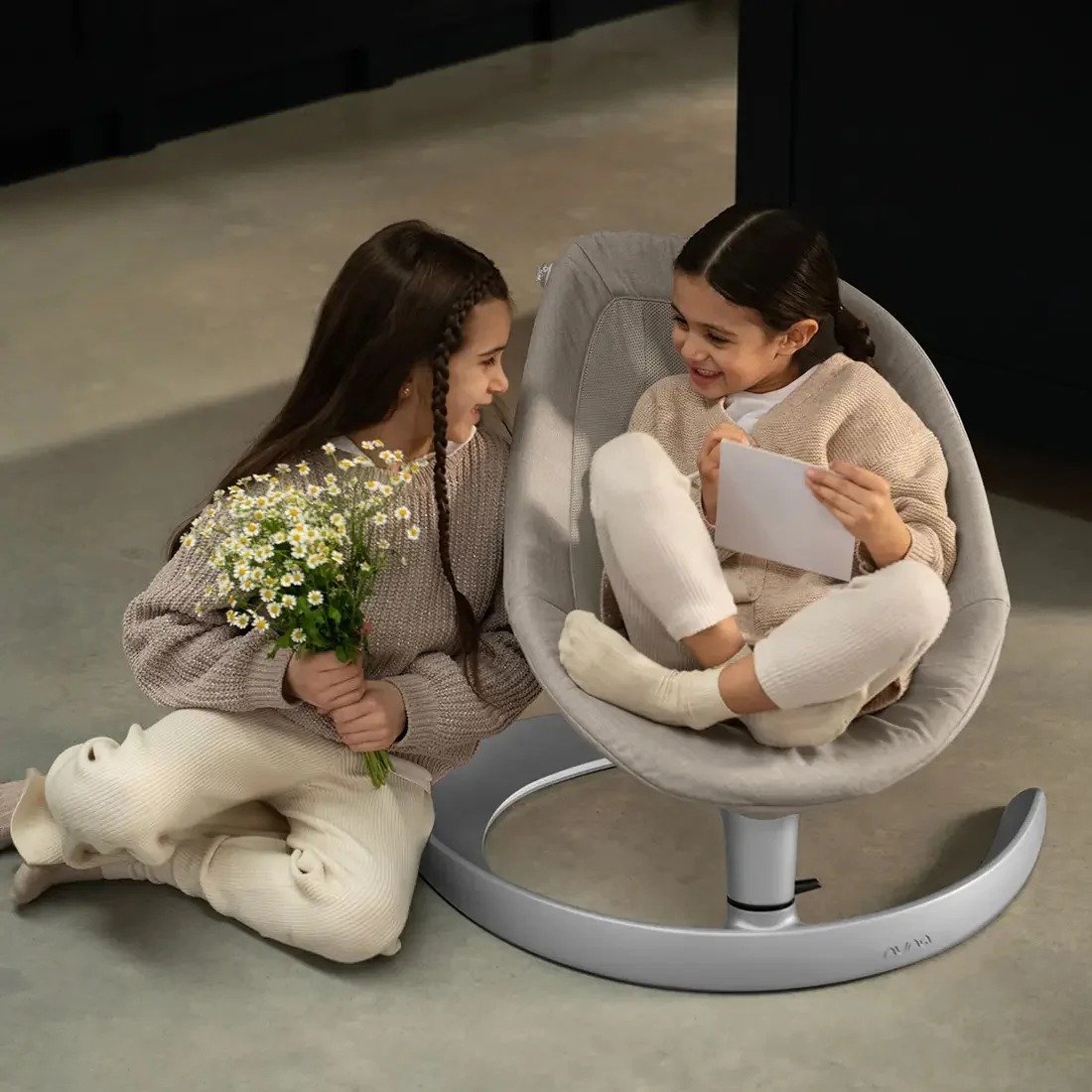 Silla Nido Bouncer Leaf Driftwood