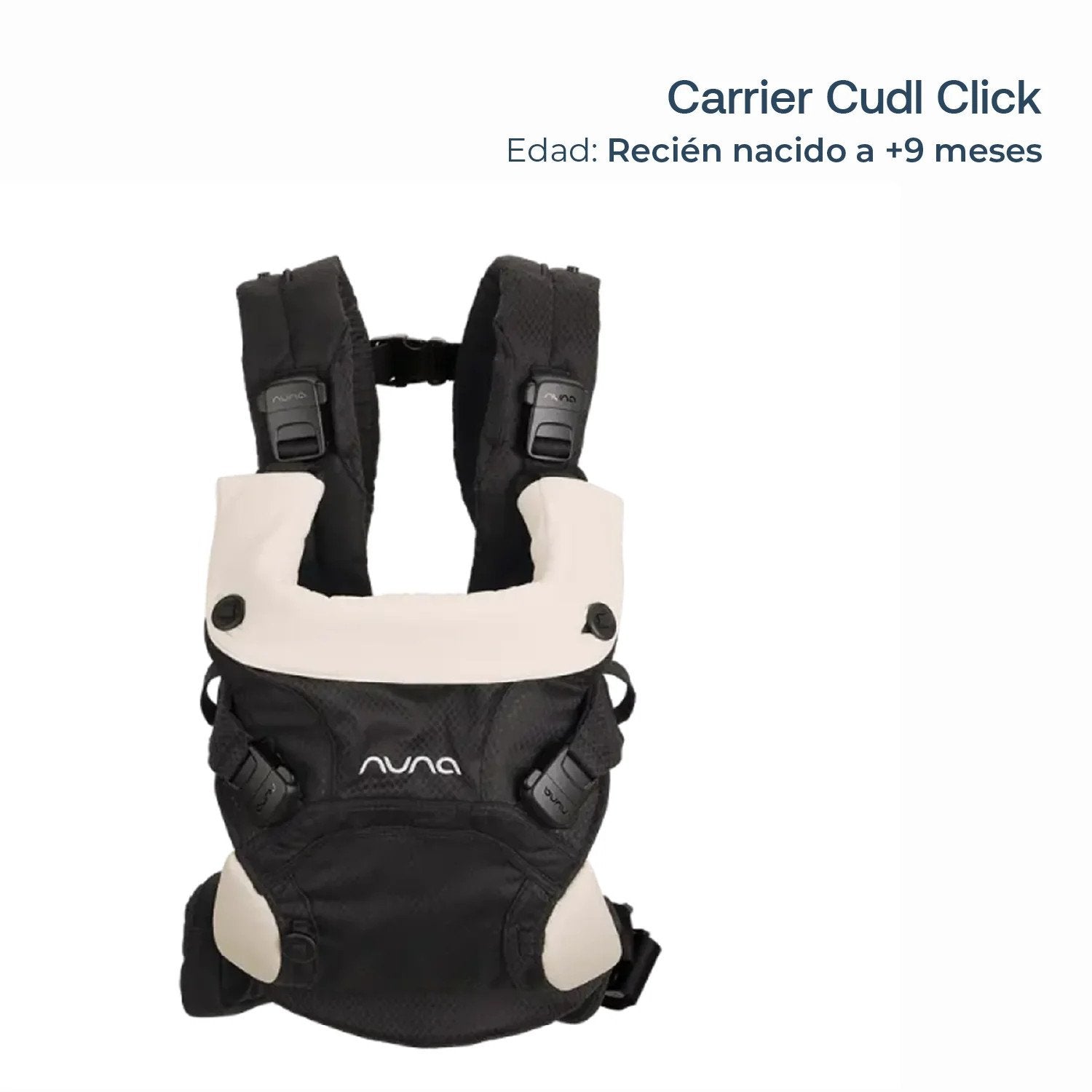 Portabebe Carrier Culd Click Caviar Nuna