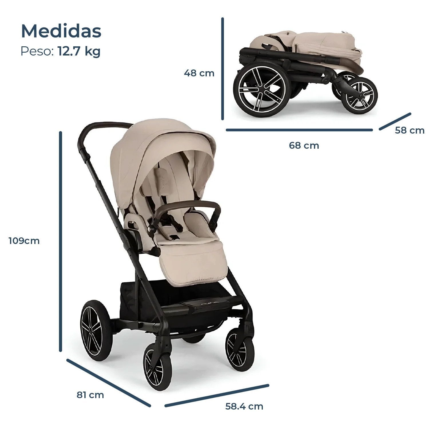 Coche Paseo Mixx Next Biscotti Nuna