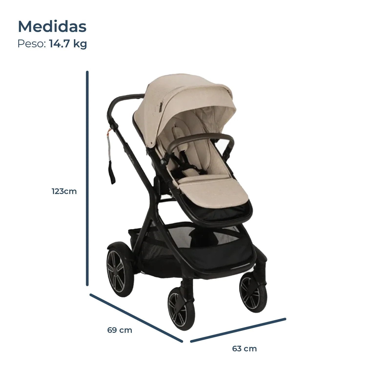 Coche Paseo Demi Next Biscotti Nuna