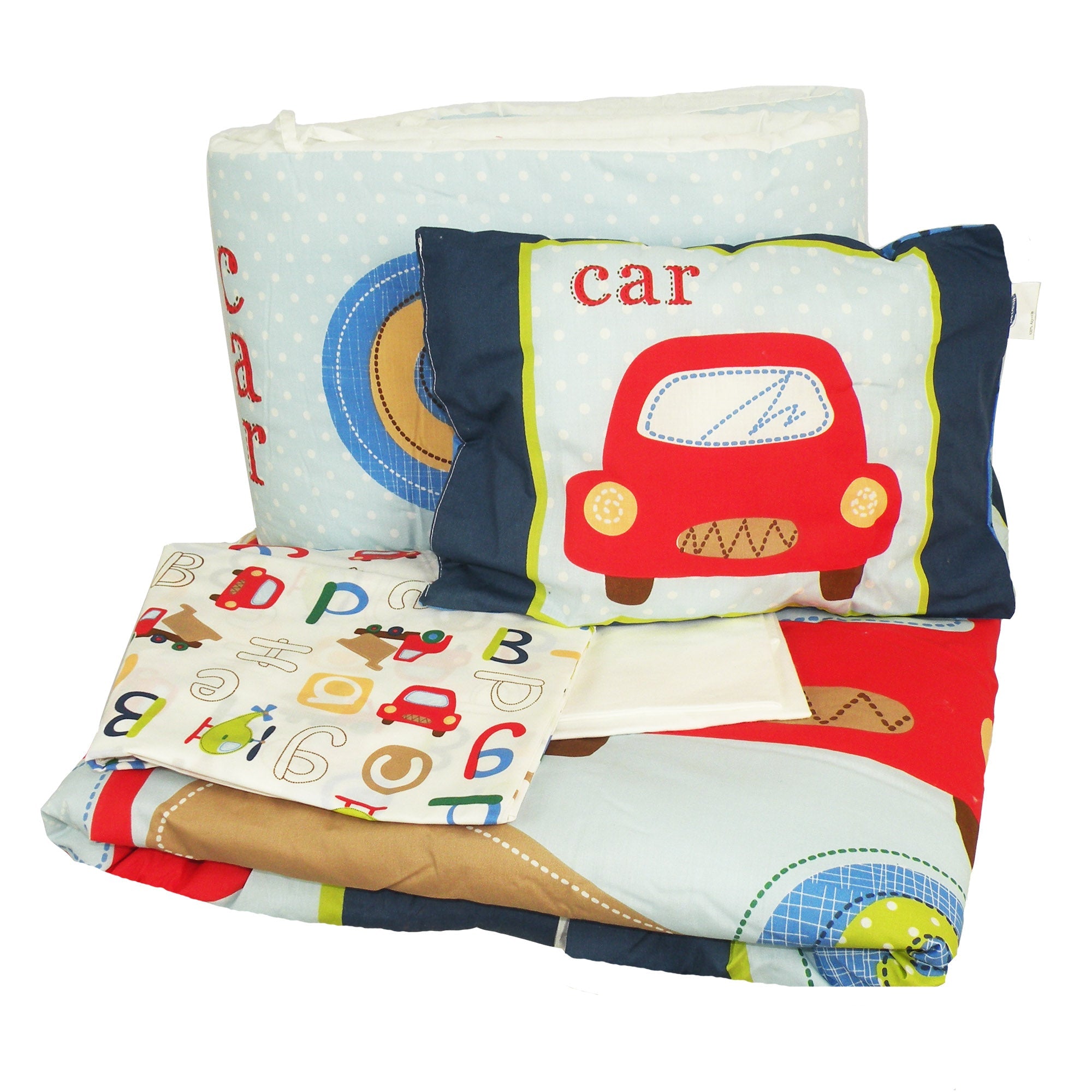 Set De Cuna 5 Piezas Autitos