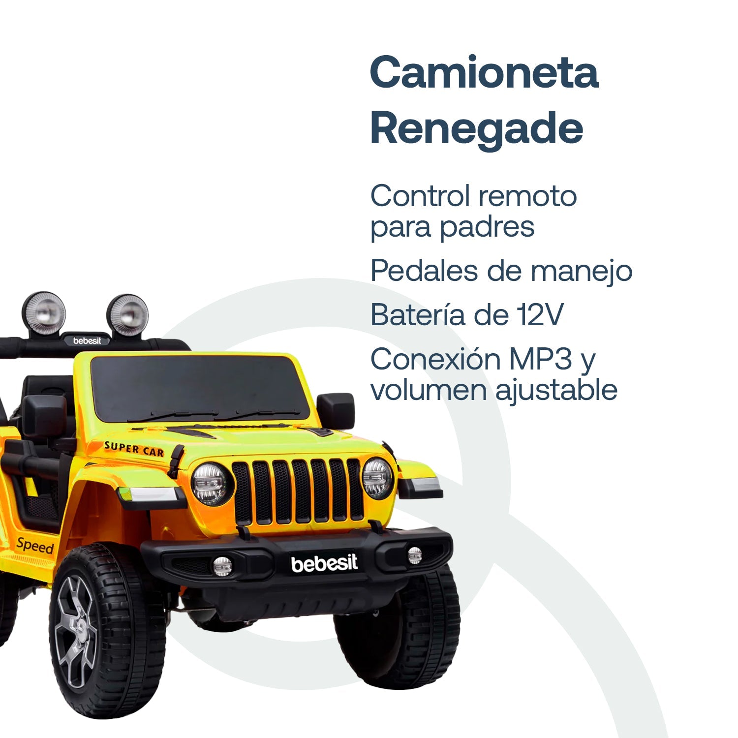 Camioneta Renegade Amarilla