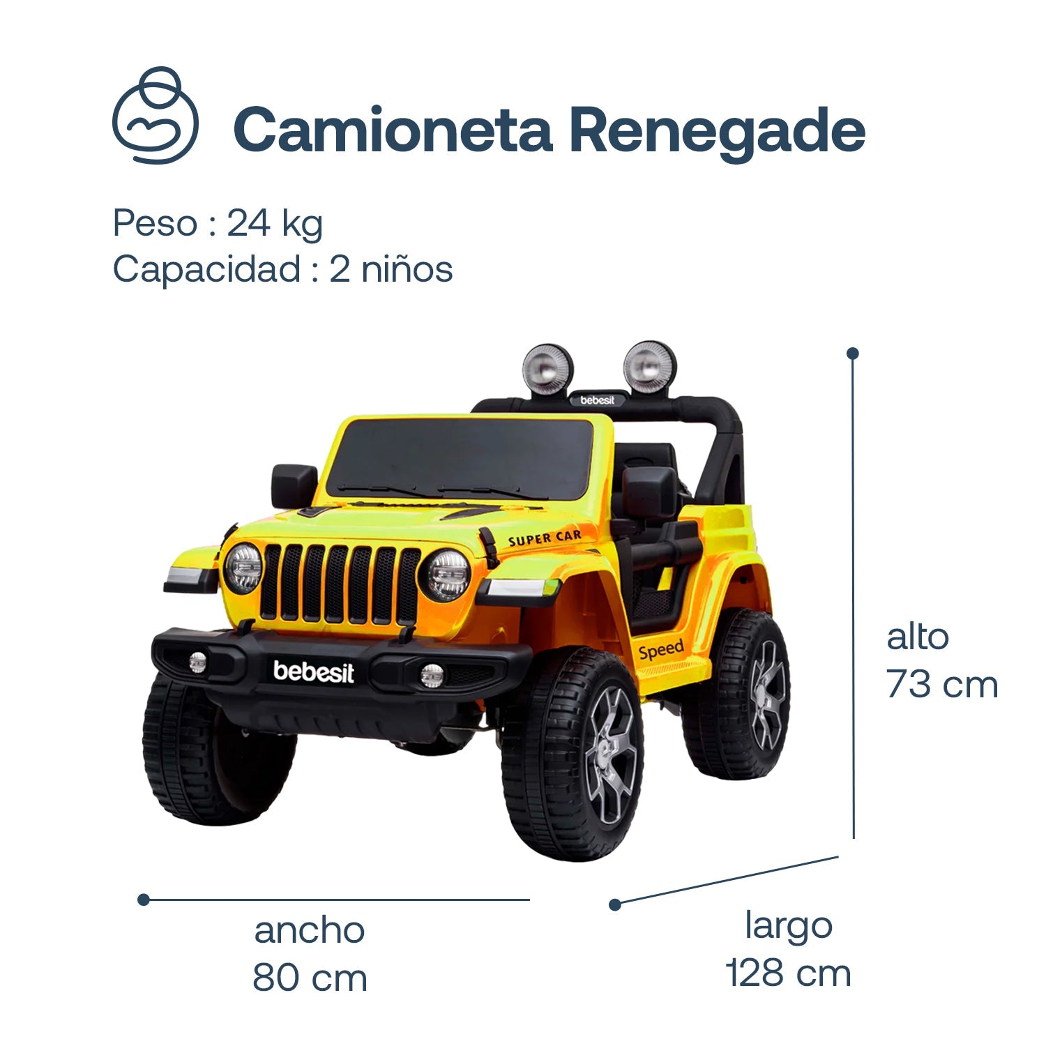 Camioneta Renegade Amarilla