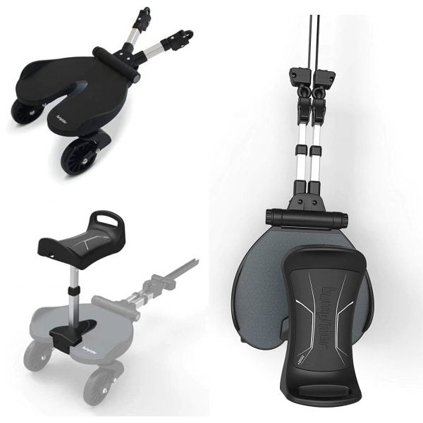 Bumprider  Patineta para Coche con Asiento Negro (hermano mayor)