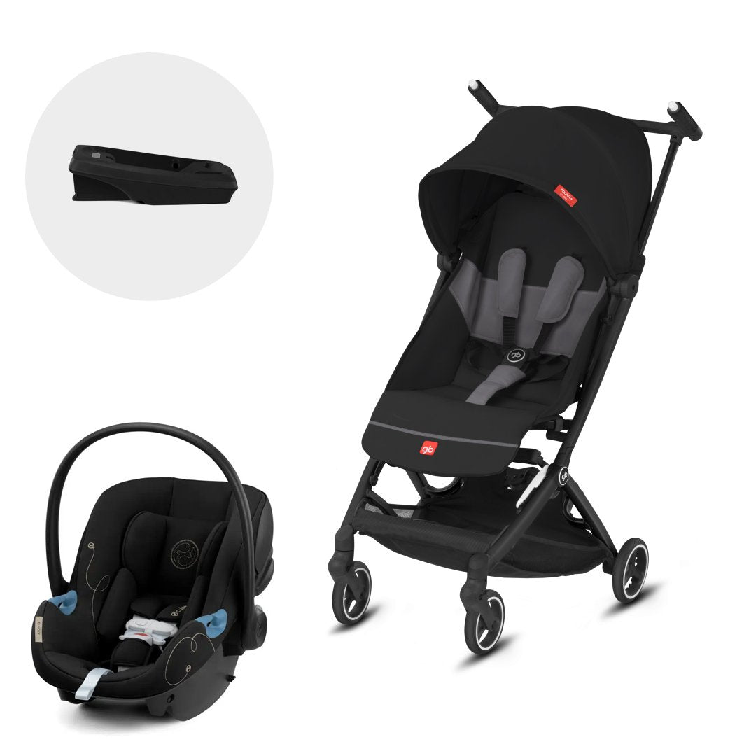 Travel System Pockit Plus AC V. Black + Aton G + Base