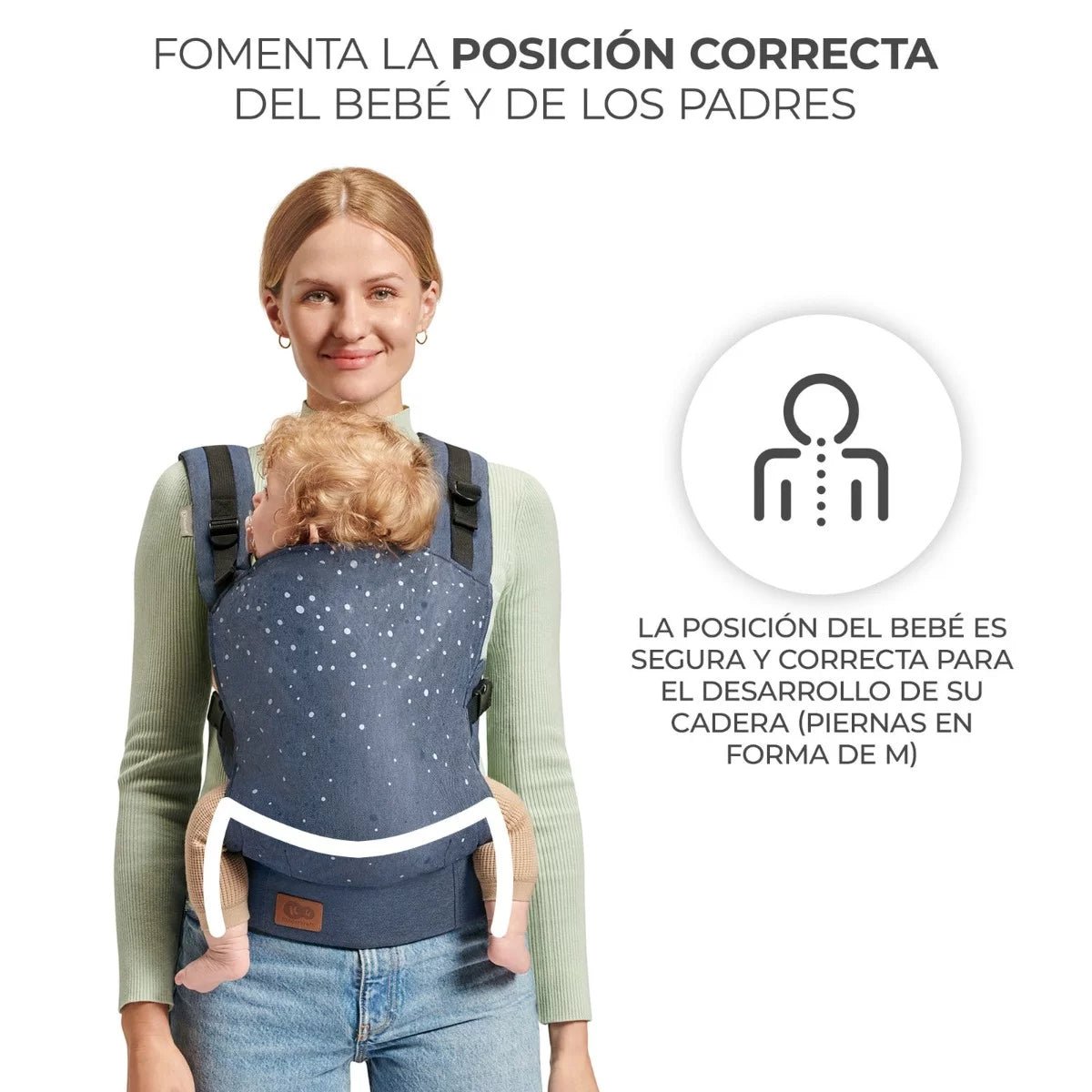 Portabebé Nino Confetti grey