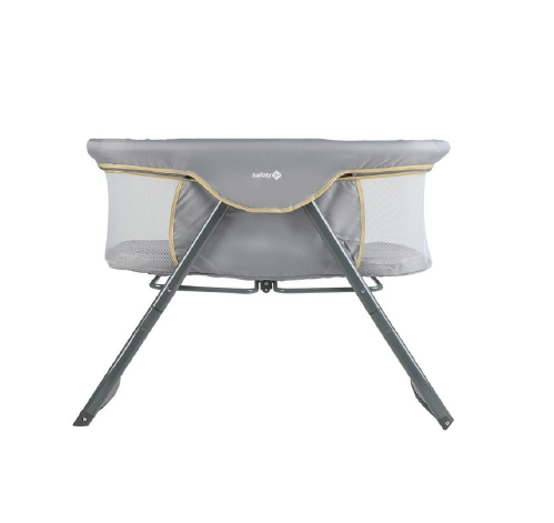 Cuna Moises Esmeralda Gris