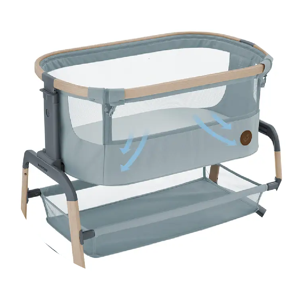 Cuna Colecho Lora Air Beyond Grey