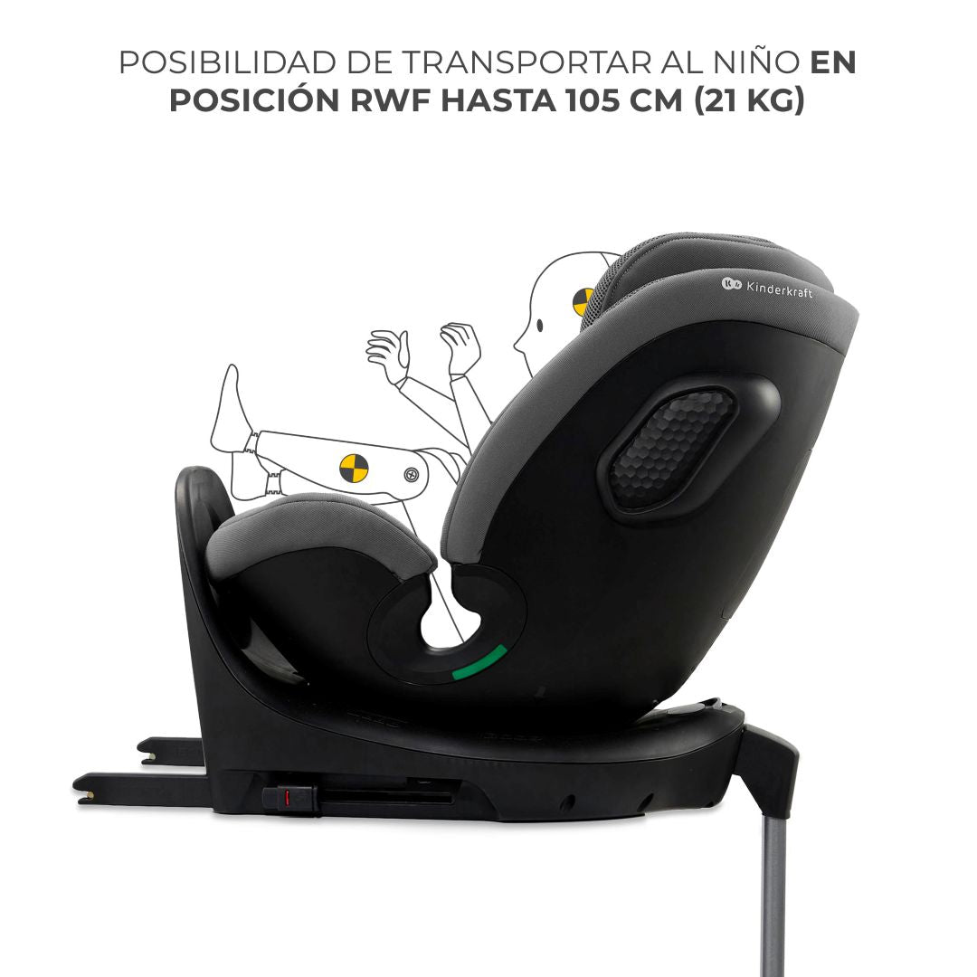 Silla de Auto Convertible Todo en 1 XRIDER 2 i-Size Grey
